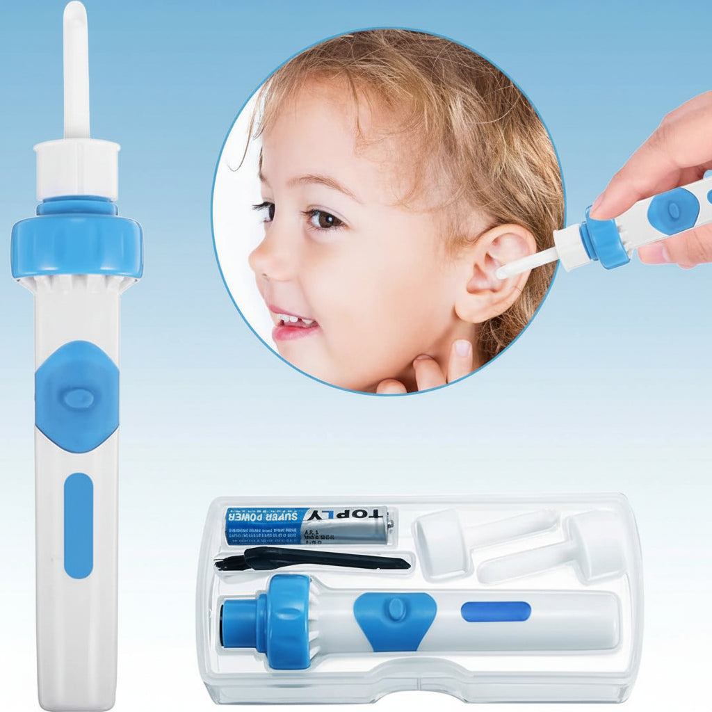 Gentle Ear Wax Remover with Suction and Soft Tips