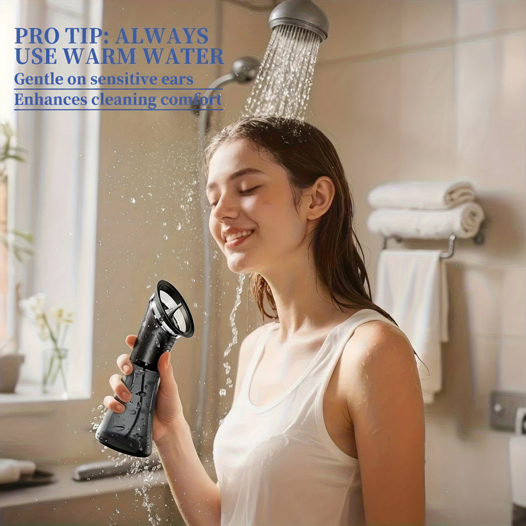 Rechargeable Ear Hygiene Cleaner with Gentle Water Flow