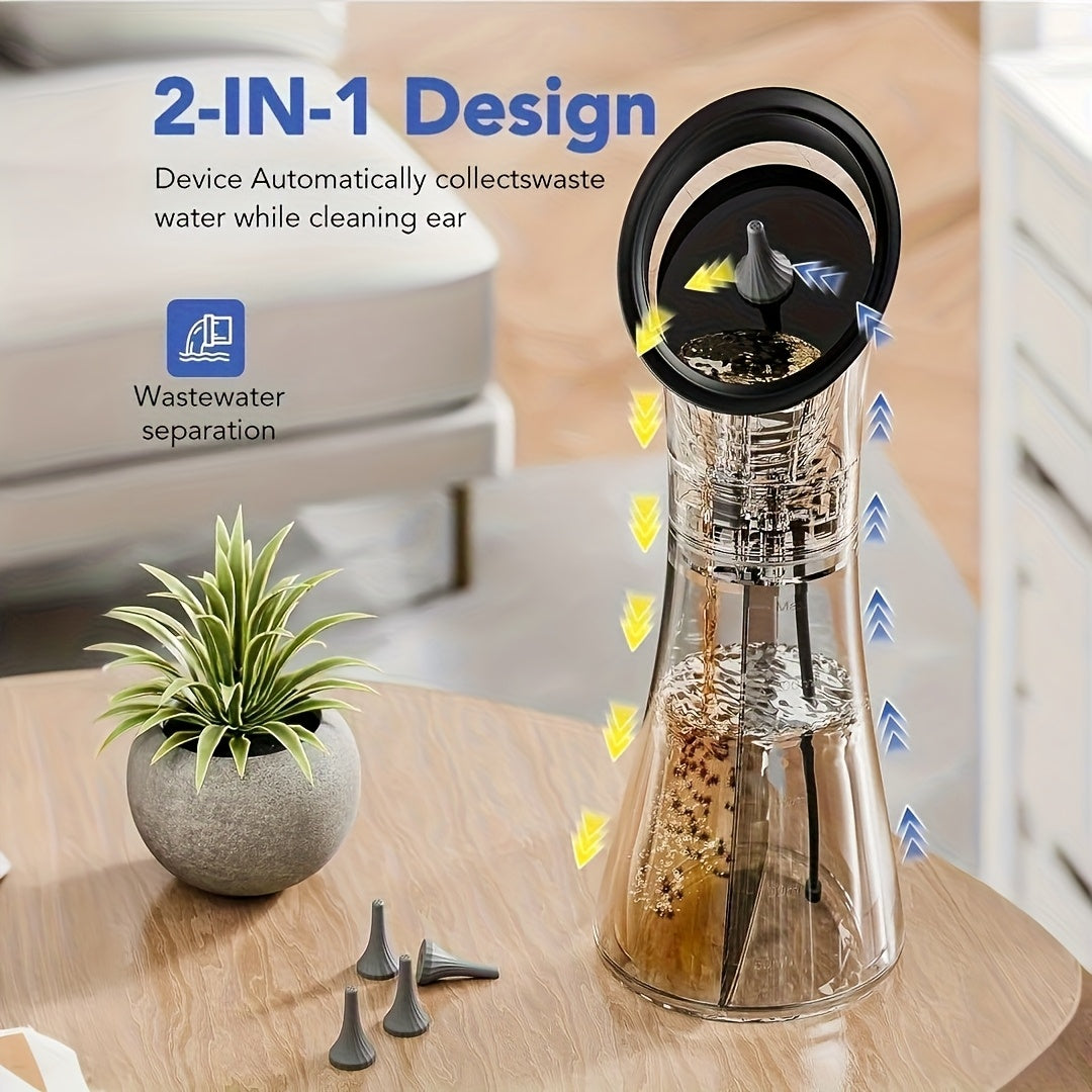 Rechargeable Ear Hygiene Cleaner with Gentle Water Flow