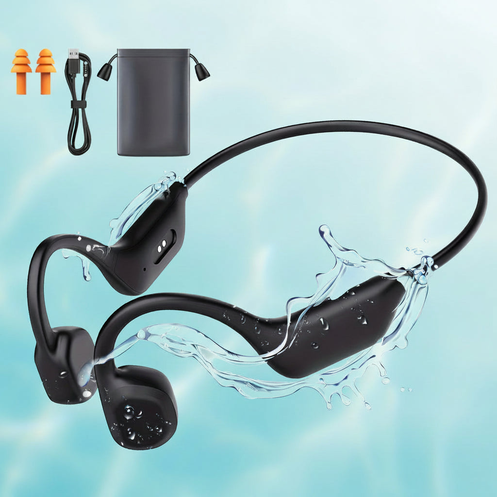 Open-Ear Sports Headphones with USB Charging and Clear Audio