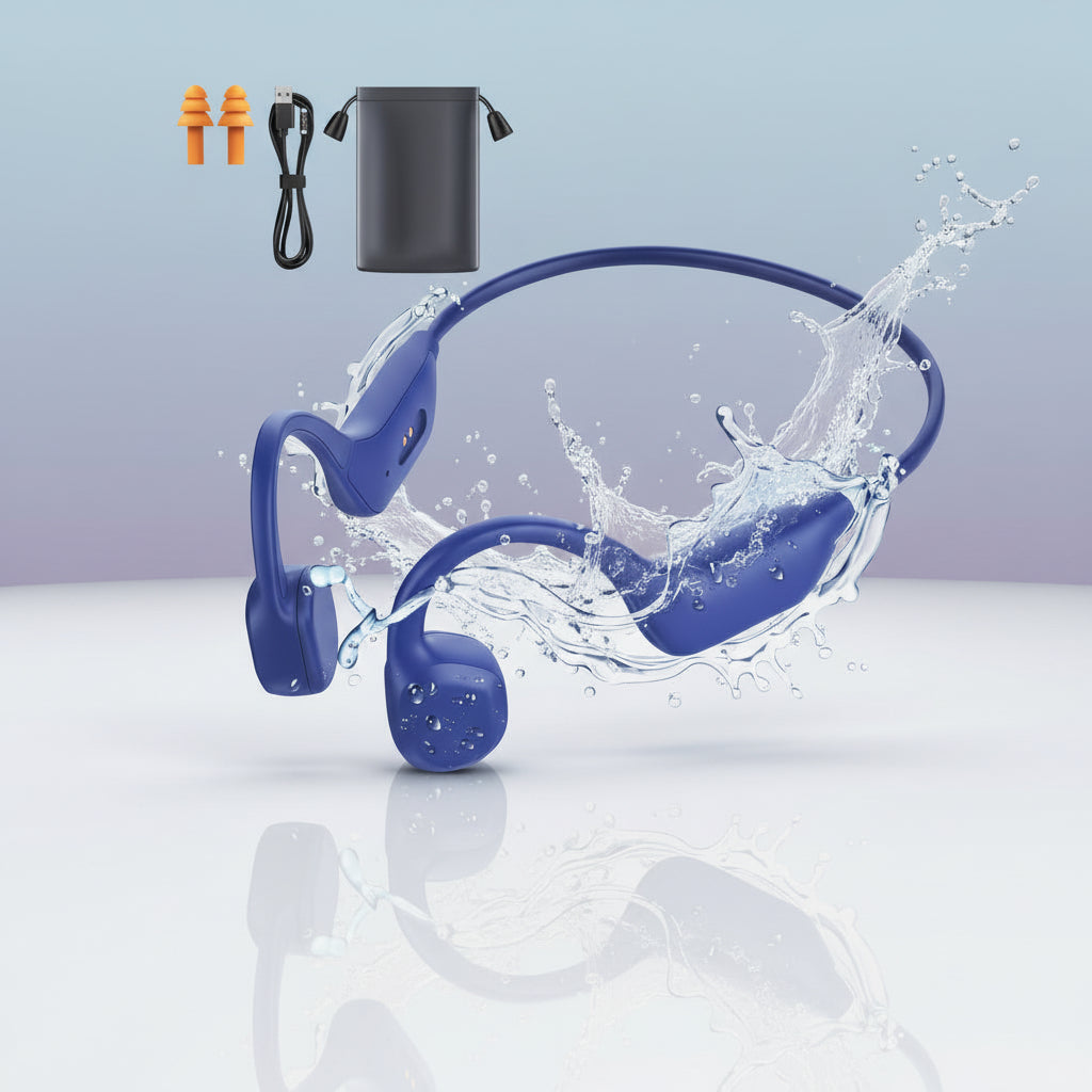 Open-Ear Sports Headphones with USB Charging and Clear Audio