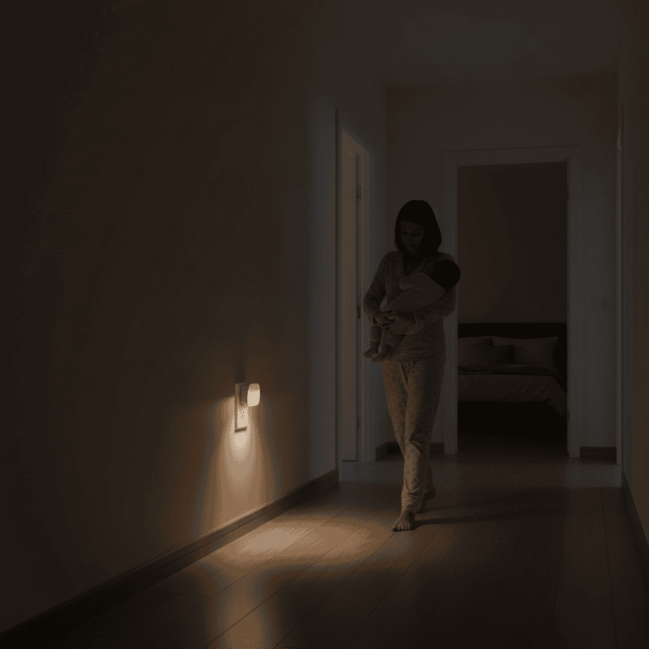 GlowGuard Automatic LED Night Lights - 6 Pack for Easy Illumination