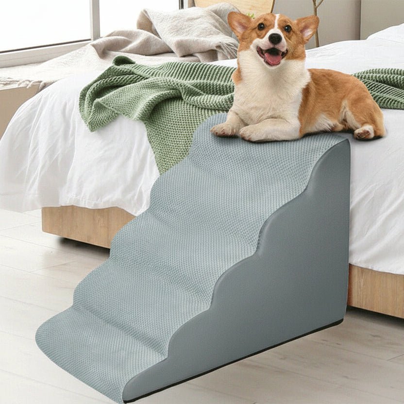 PetSafe Elevation Five-Step Foam Ramp with Removable Cover