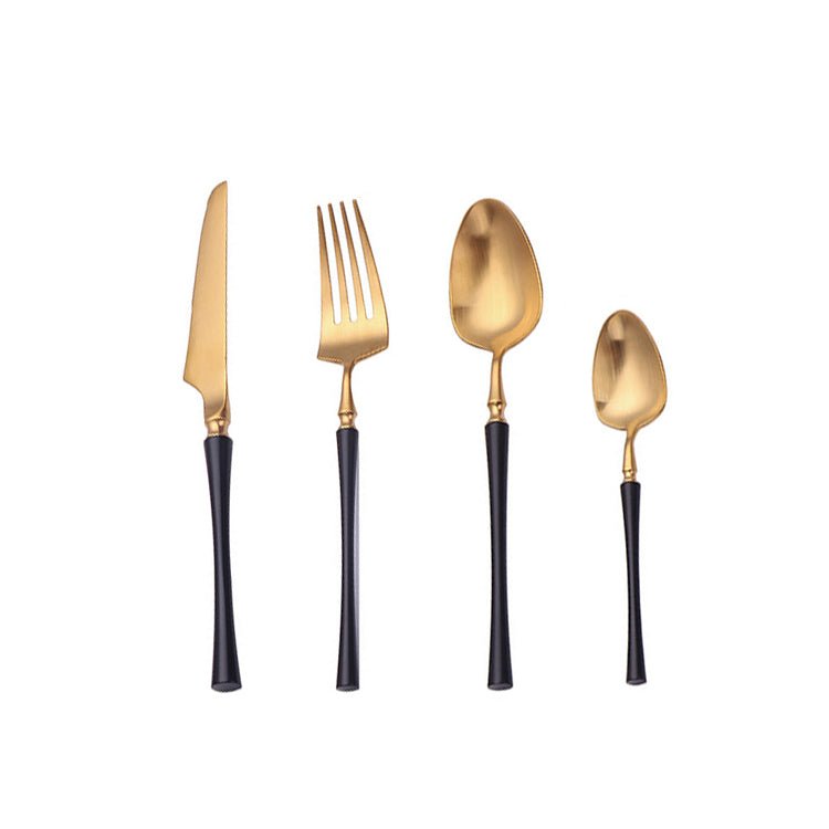 Sleek 24-Piece Stainless Steel Dining Cutlery Collection