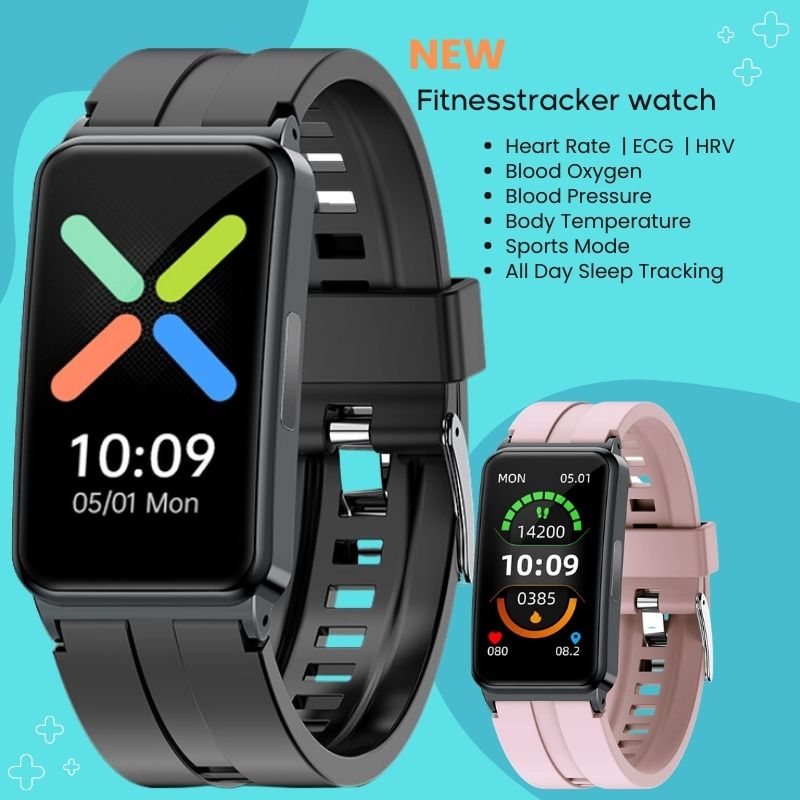 Waterproof Smartwatch with Bluetooth – Tracks Activity, Sleep & Heart Rate