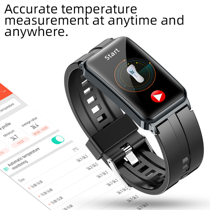 Waterproof Smartwatch with Bluetooth – Tracks Activity, Sleep & Heart Rate