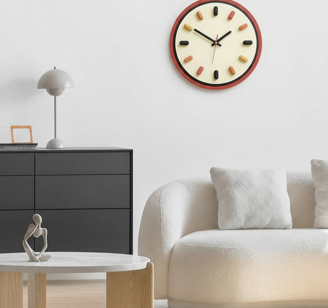 Eco-Friendly 3D Wall Clock with Silent Precision Movement