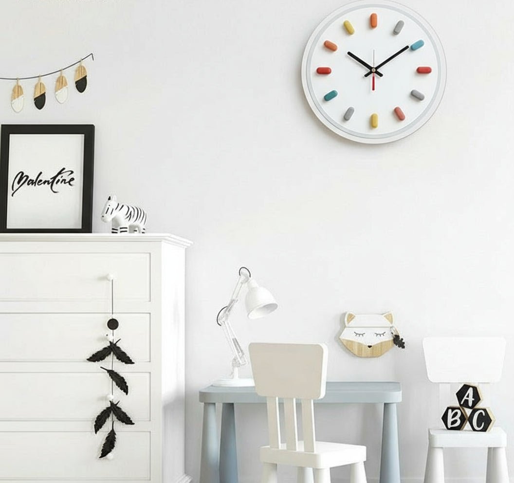 Eco-Friendly 3D Wall Clock with Silent Precision Movement