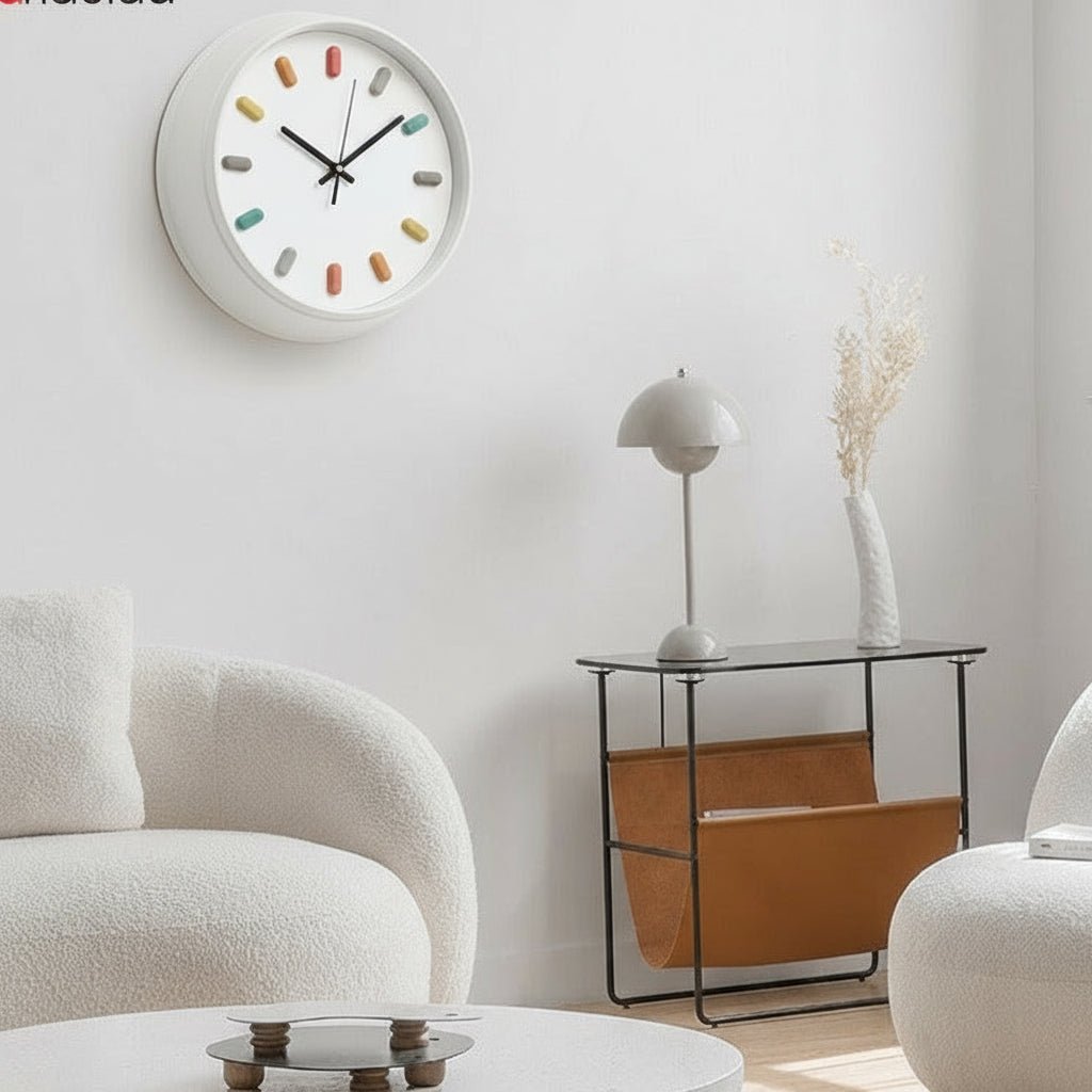 Eco-Friendly 3D Wall Clock with Silent Precision Movement
