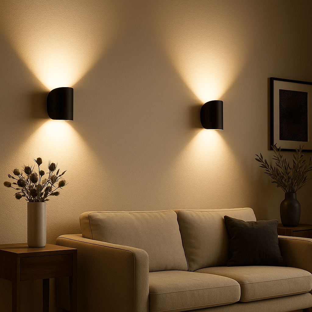 EcoGlow Sleek LED Wall Fixture for Modern Home Illumination