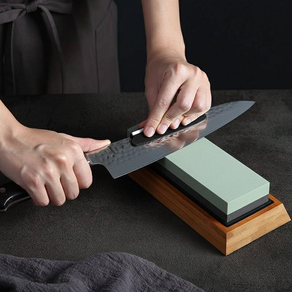 PrecisionSharp 360° Knife Sharpening Station with Diamond Stone