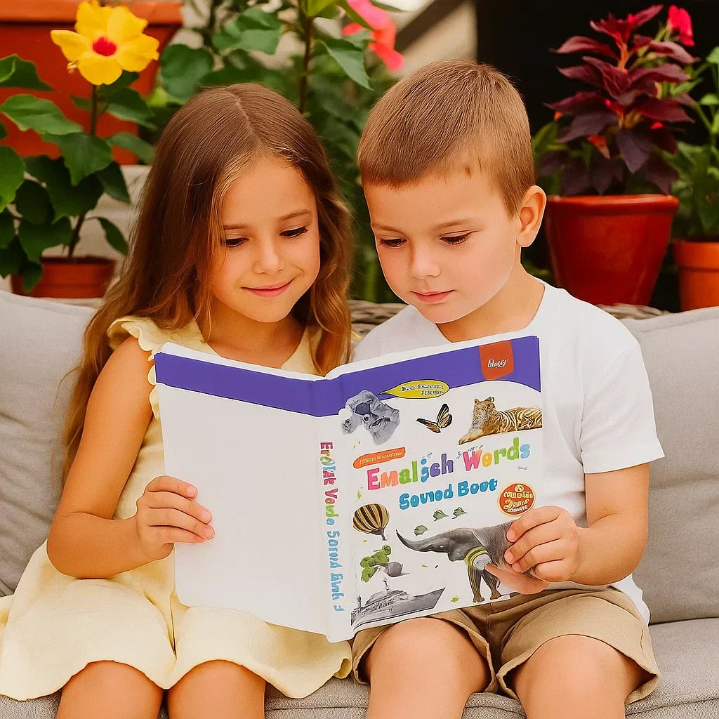 Engaging Interactive English Book for Kids' Language Development