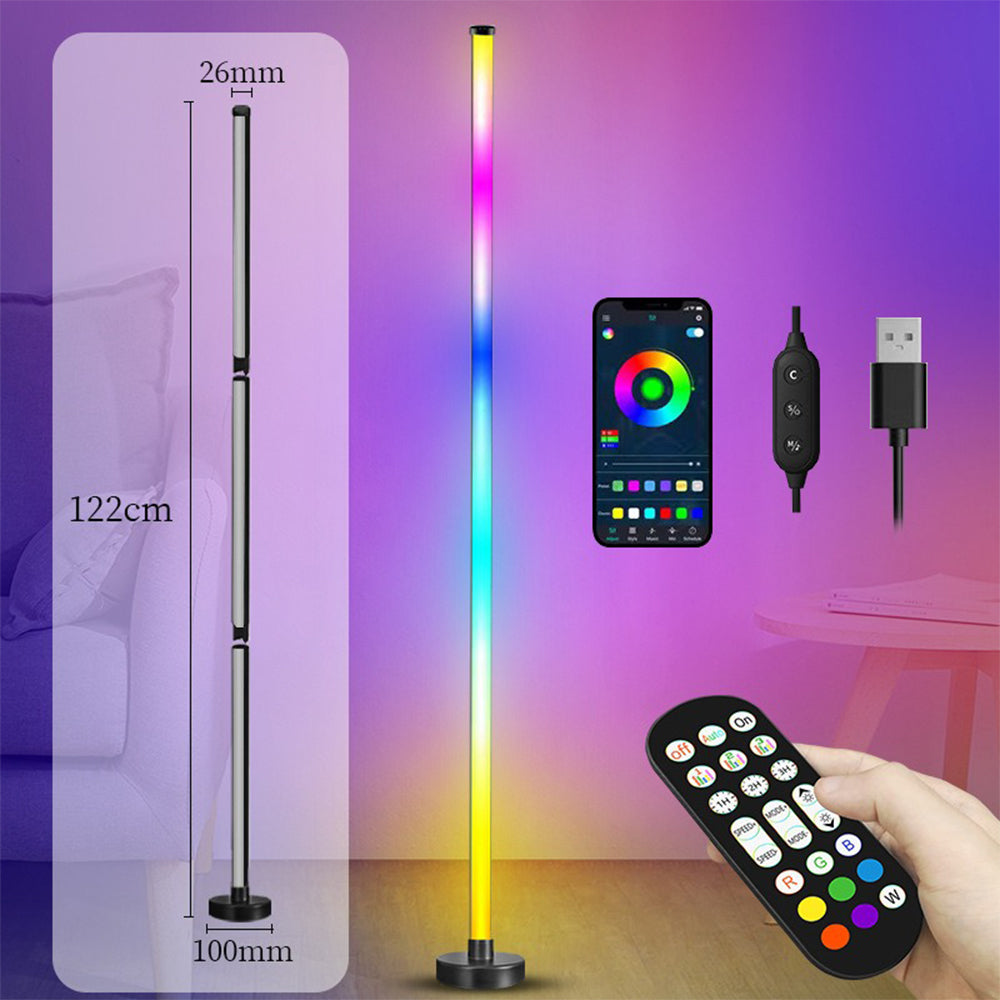 LED Floor Lamp with Smart Features