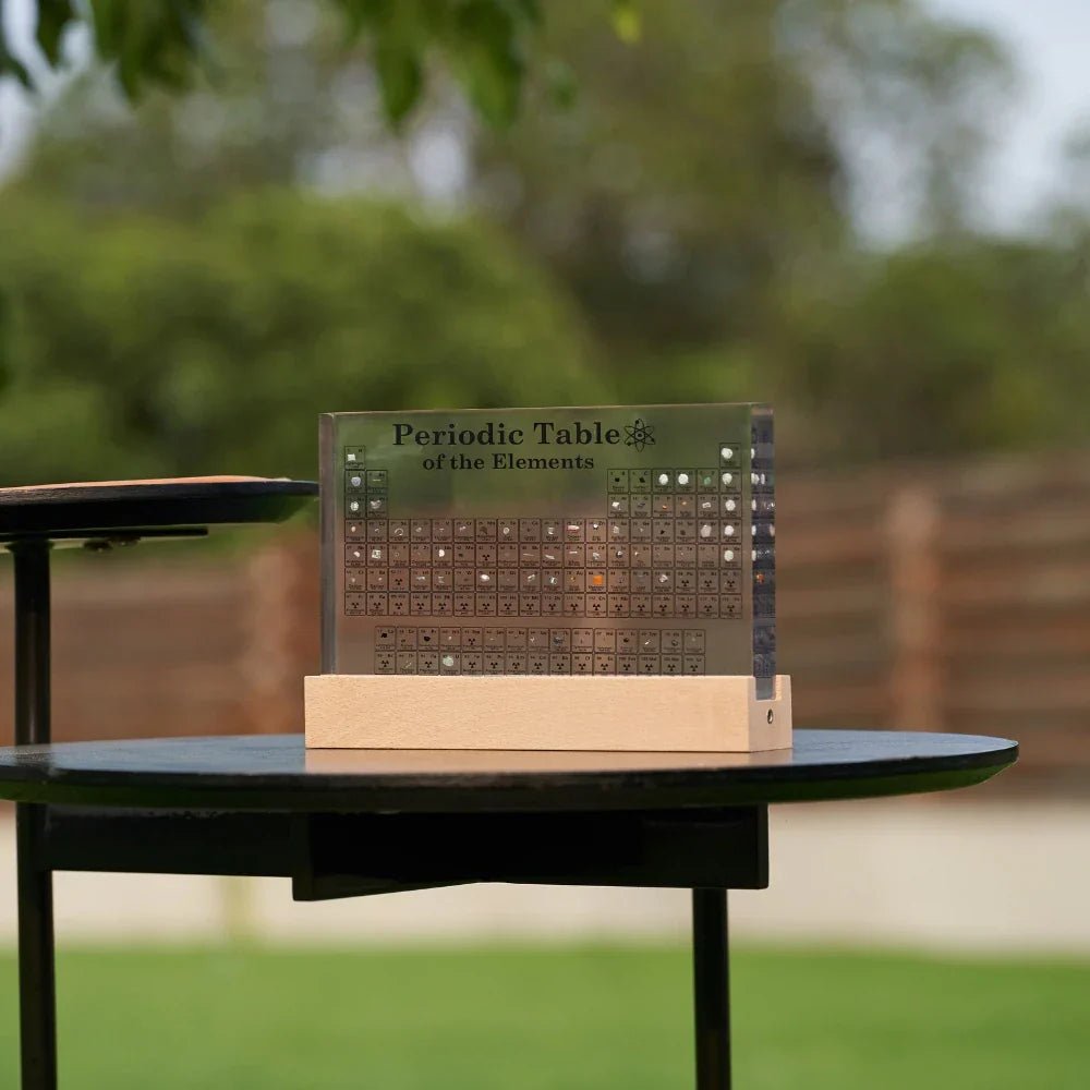 GlowChart Illuminated Periodic Table Featuring 83 Elements