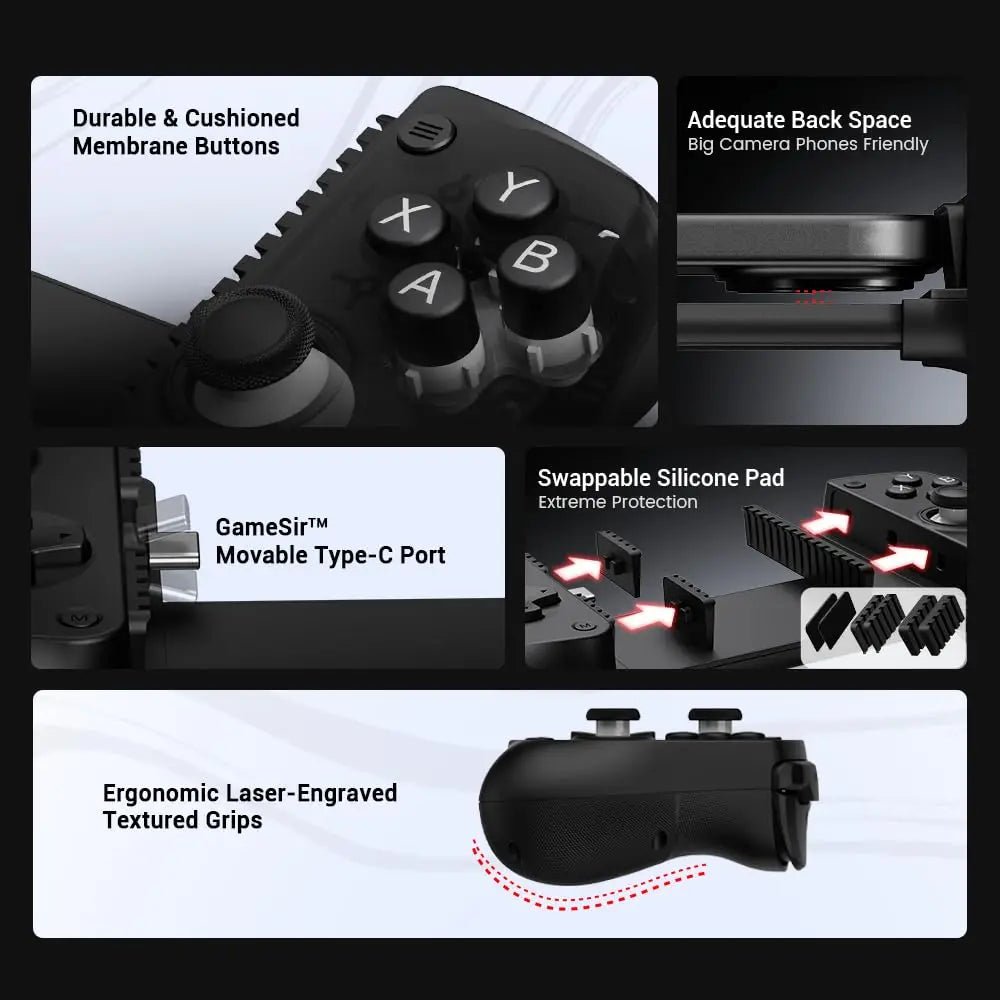 FeatherLite Pro Mobile Gaming Controller with Precision Joystick