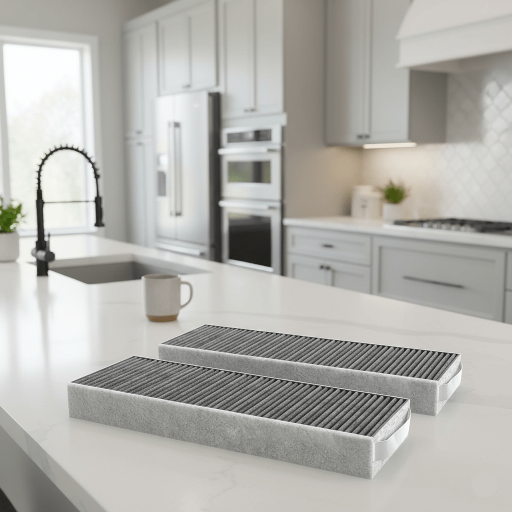 Odor Eliminating Activated Carbon Filter for Kitchen Hoods
