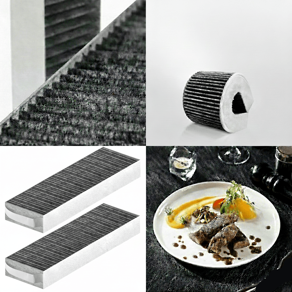 Odor Eliminating Activated Carbon Filter for Kitchen Hoods
