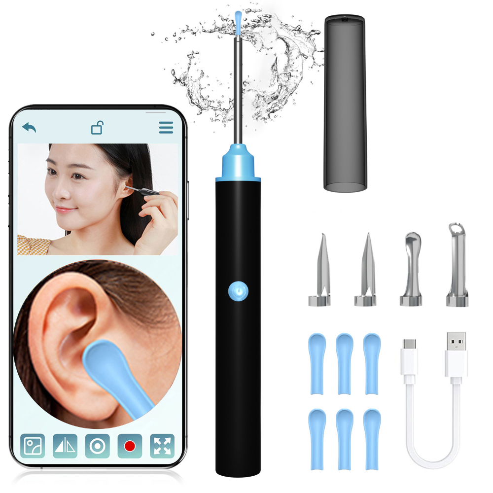 High-Definition Ear Inspection Camera with LED Light