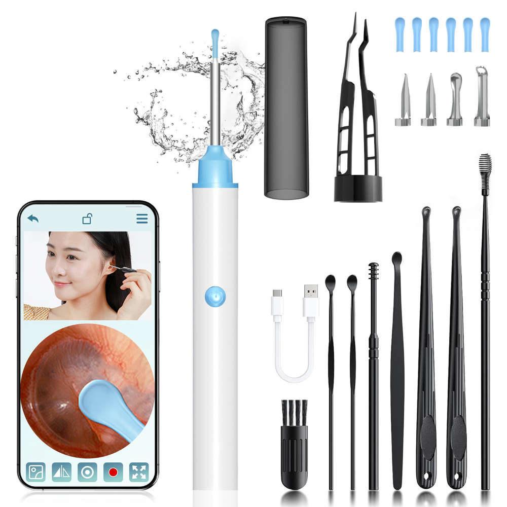 High-Definition Ear Inspection Camera with LED Light