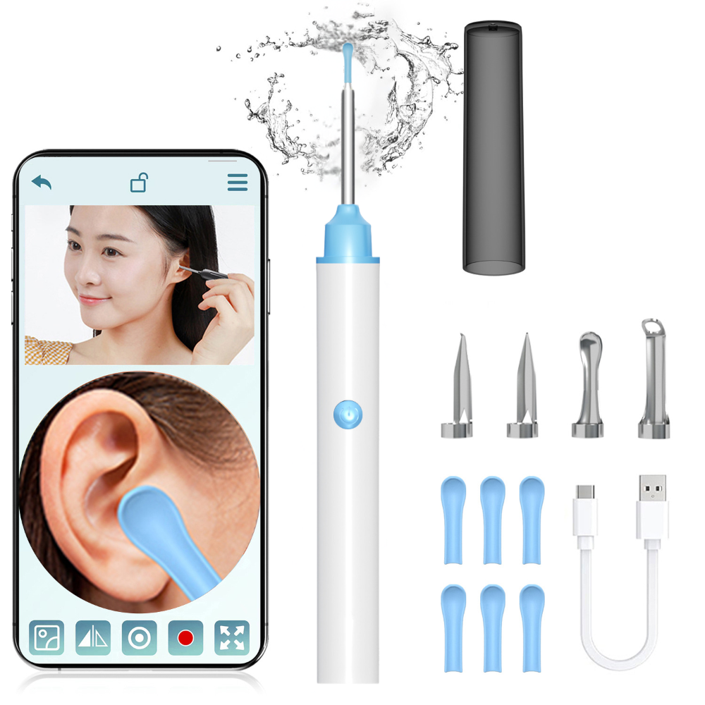 High-Definition Ear Inspection Camera with LED Light