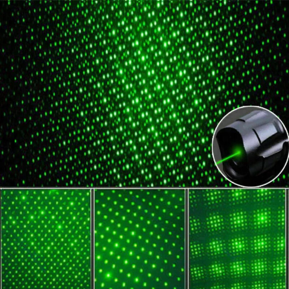 Rechargeable Green Laser Pointer - 532nm USB Eco Laser for Presentations and Stargazing