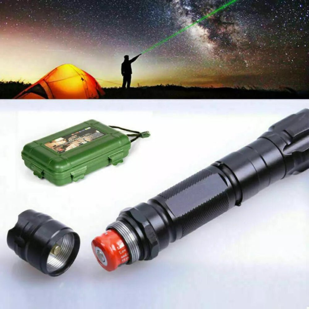 Rechargeable Green Laser Pointer - 532nm USB Eco Laser for Presentations and Stargazing
