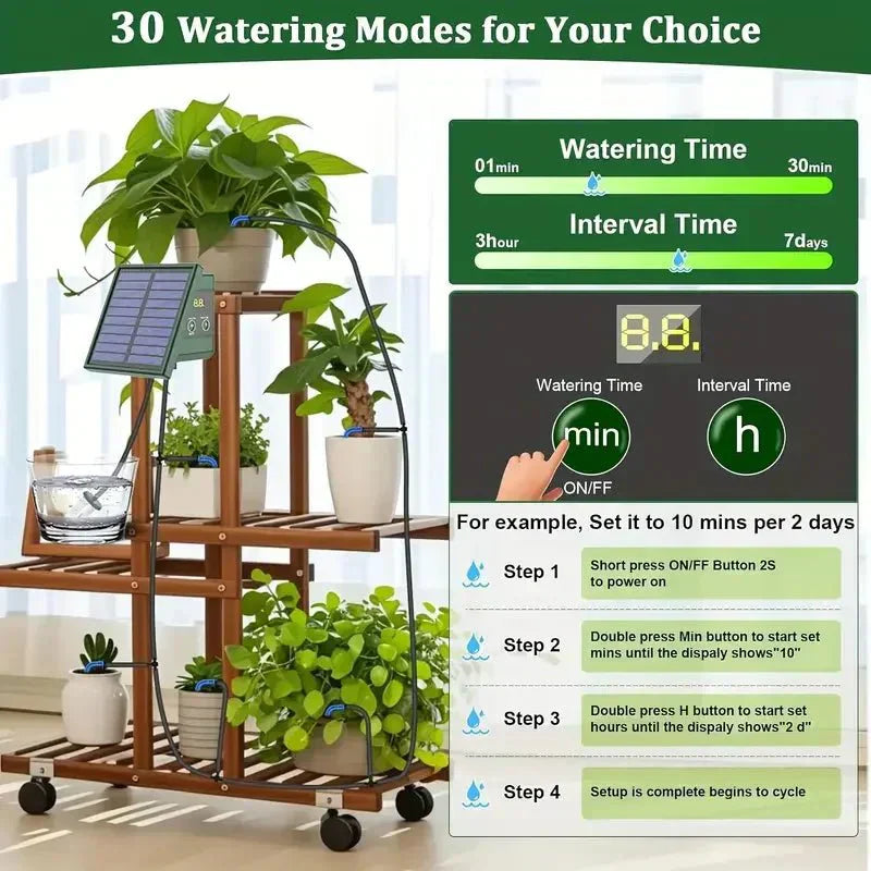 EcoFlow Solar-Powered Drip Irrigation Solution