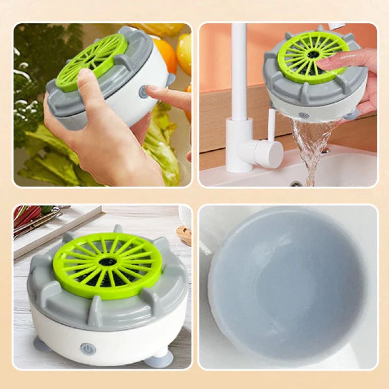 Portable Fruit and Vegetable Washer with Vortex Cleaning Technology