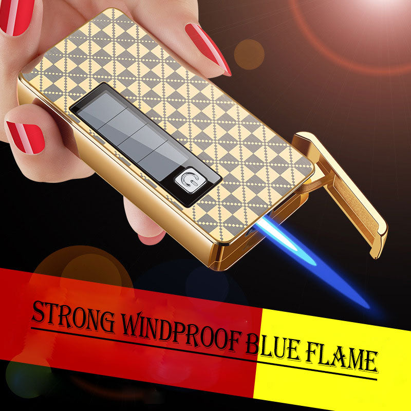 Solar-Powered Jet Lighter with LED Light - Compact for Outdoor Use