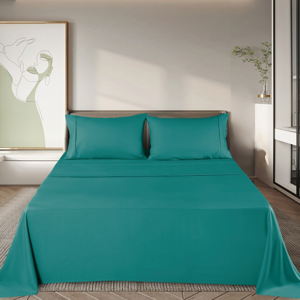 Bamboo Bed Sheet Set – Soft, Breathable, Hypoallergenic Fabric for All-Season Comfort