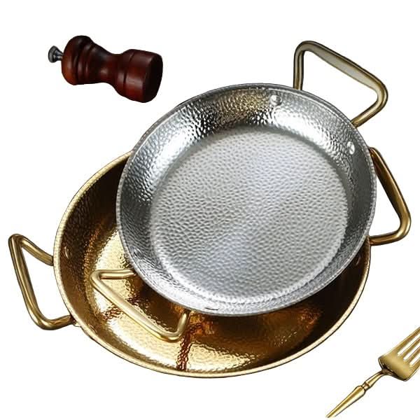 EleganceCraft Hammered Stainless Steel Cooking Pot