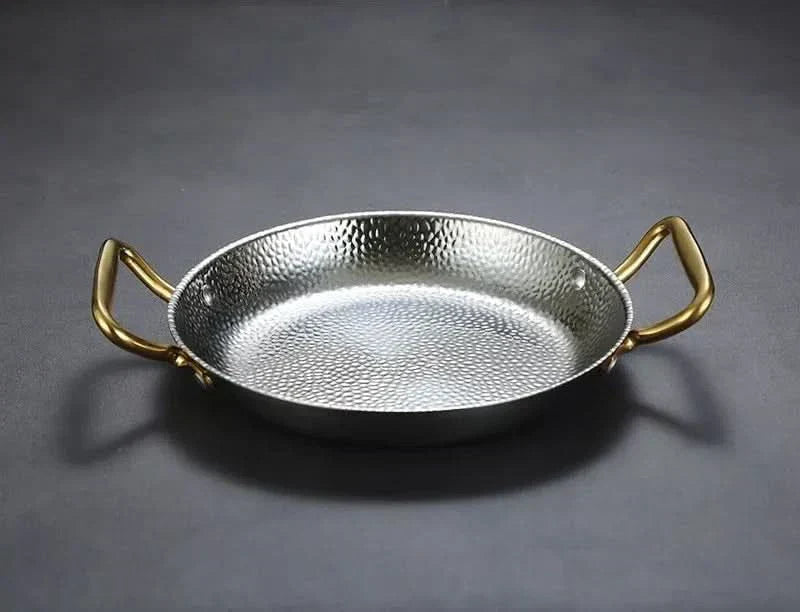 EleganceCraft Hammered Stainless Steel Cooking Pot