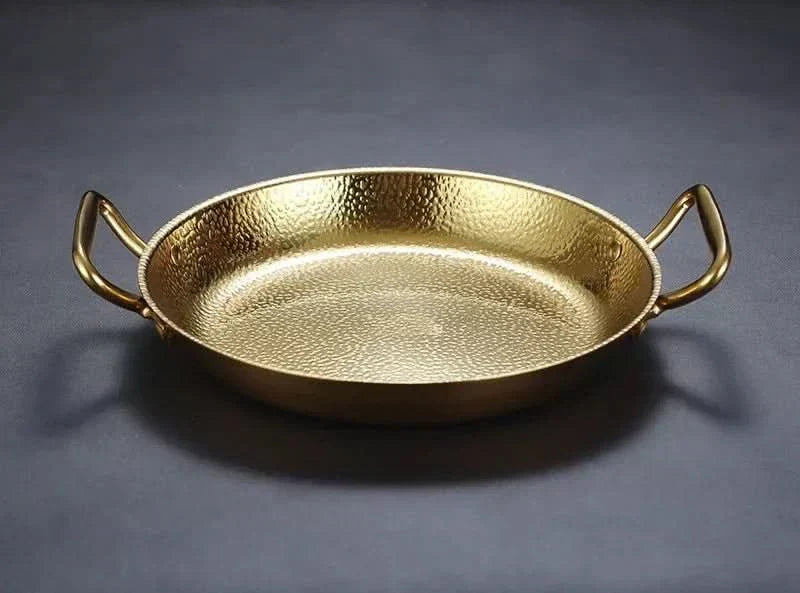 EleganceCraft Hammered Stainless Steel Cooking Pot
