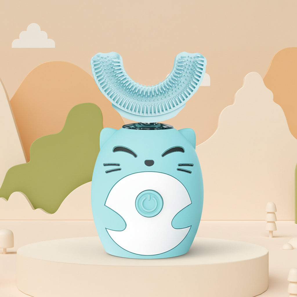 Children's U-Shaped Sonic Silicone Electric Toothbrush