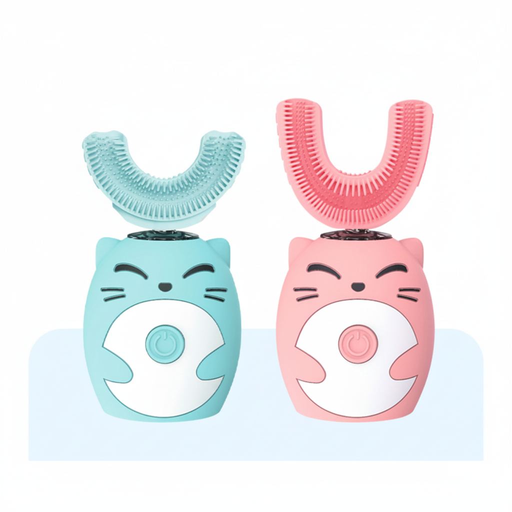 Children's U-Shaped Sonic Silicone Electric Toothbrush