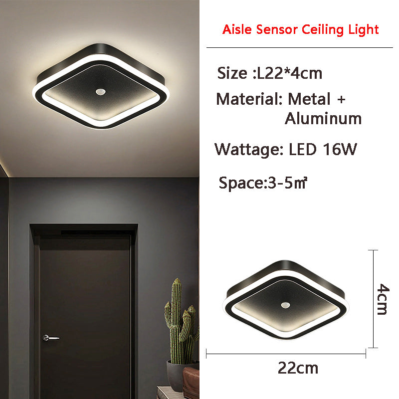 IntelliGlow LED Ceiling Fixture with Motion Detection