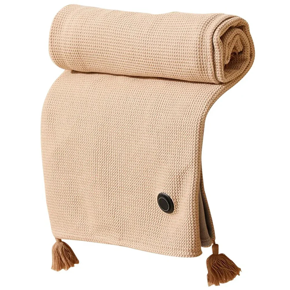 CozyWrap USB Heated Blanket – Versatile Warming Shawl with 3 Heat Settings
