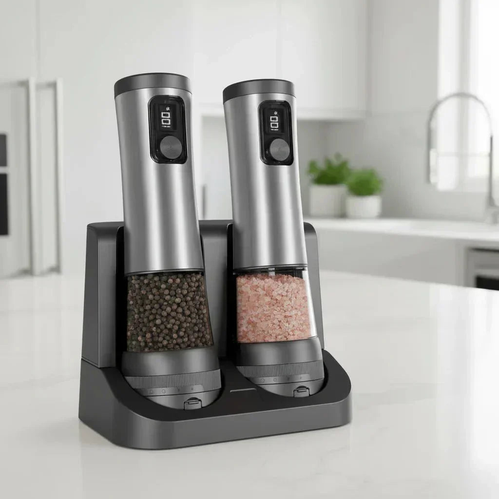 SmartGrind Rechargeable Spices Mill Set with Customizable Settings