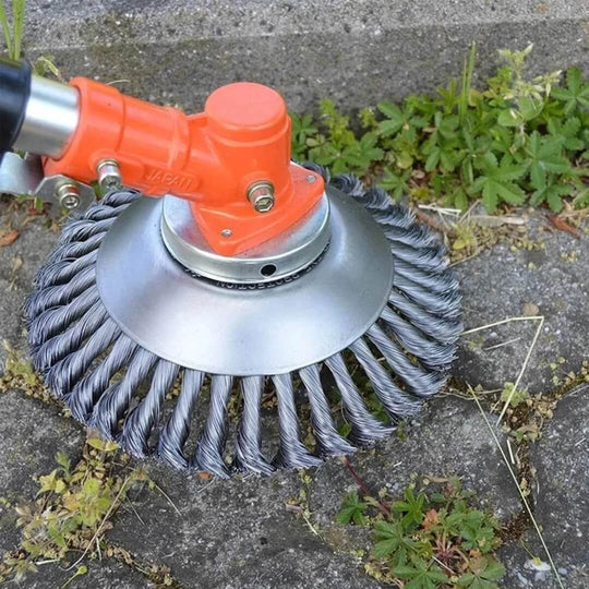 Durable Electric Trimmer with Steel Wire and Non-Slip Grip for Lawn Care