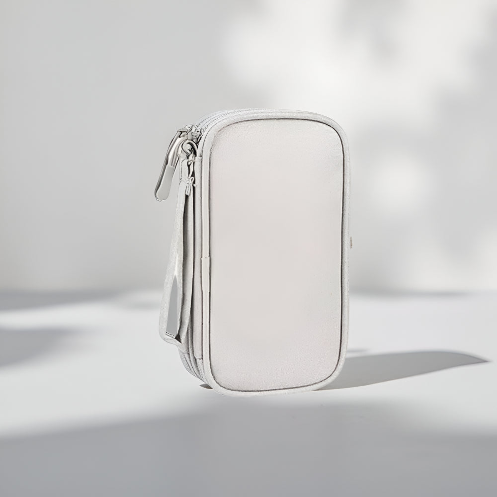 Compact Tech Travel Organizer with Versatile Storage