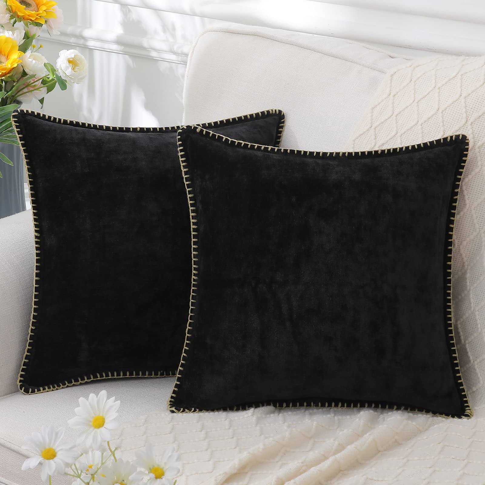 Serenity Soft Chenille Cushion Cover for Cozy Elegance