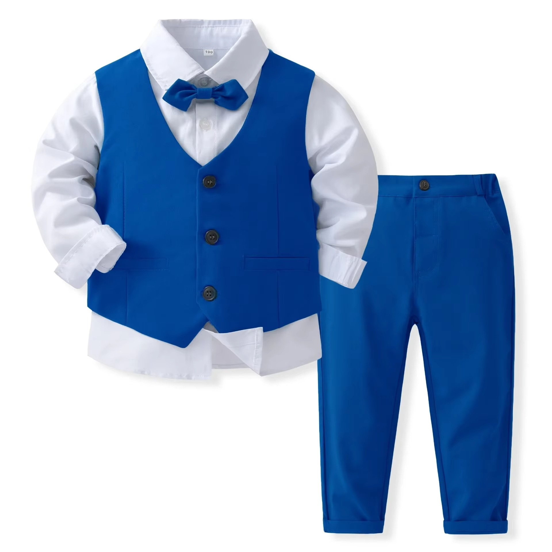 Cotton Suit Set for Boys – Tailored Formal Attire for Special Events