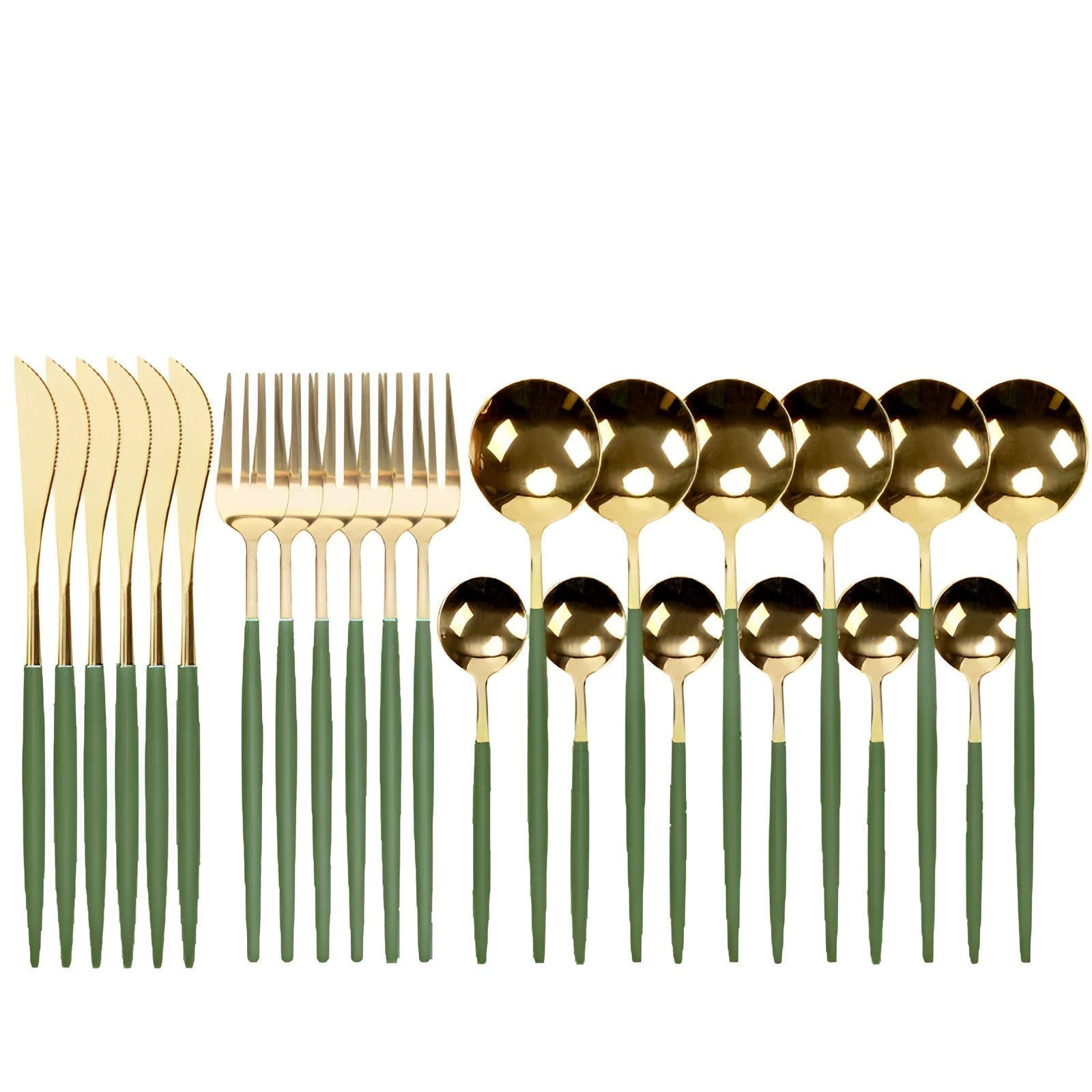 Matte Black Stainless Steel Flatware Set with Portable Case for Outdoor Use
