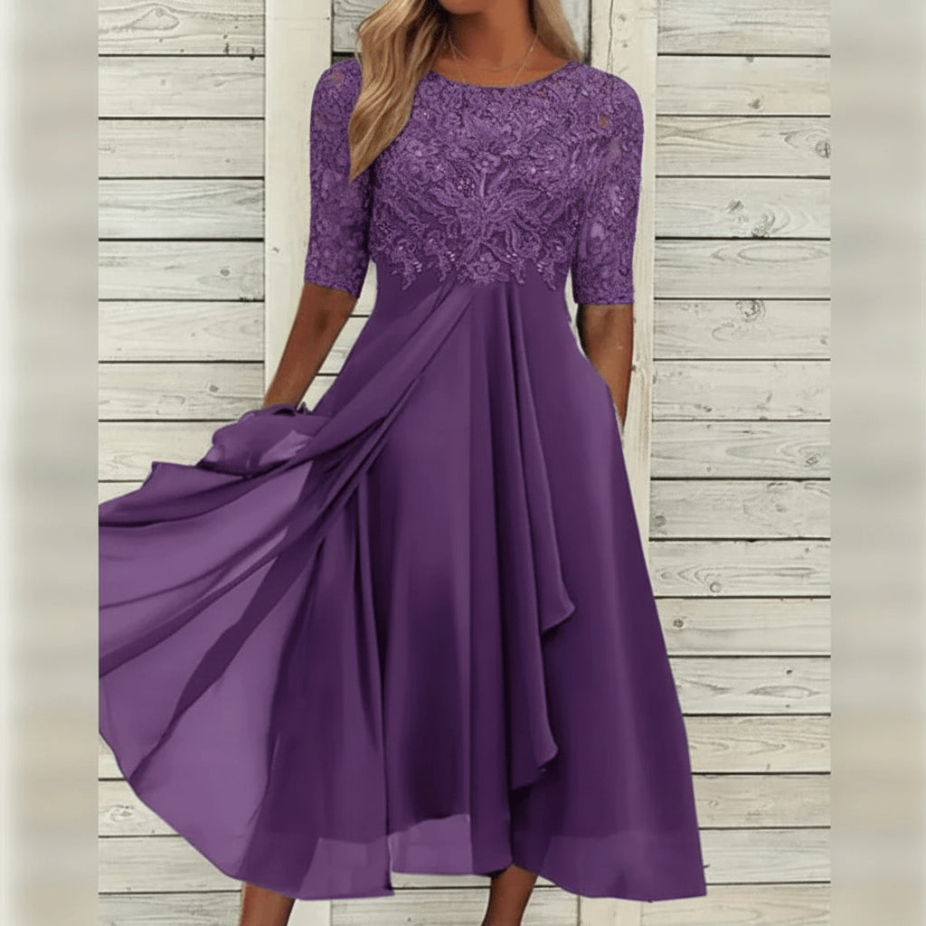 Elegant Chiffon Maxi Gown for Women – Perfect for Any Occasion