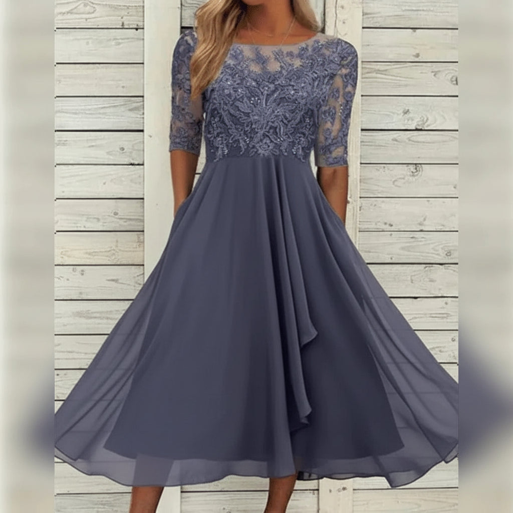 Elegant Chiffon Maxi Gown for Women – Perfect for Any Occasion
