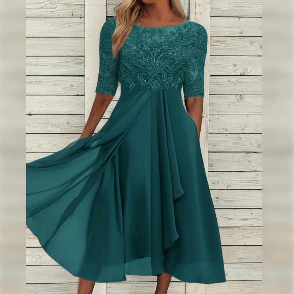 Elegant Chiffon Maxi Gown for Women – Perfect for Any Occasion
