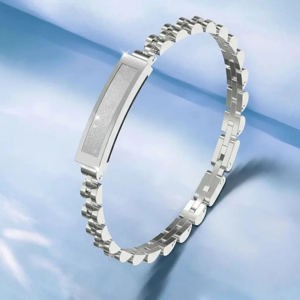 Stylish Activity Monitor Bracelet with Bluetooth Notifications & 5-Day Battery