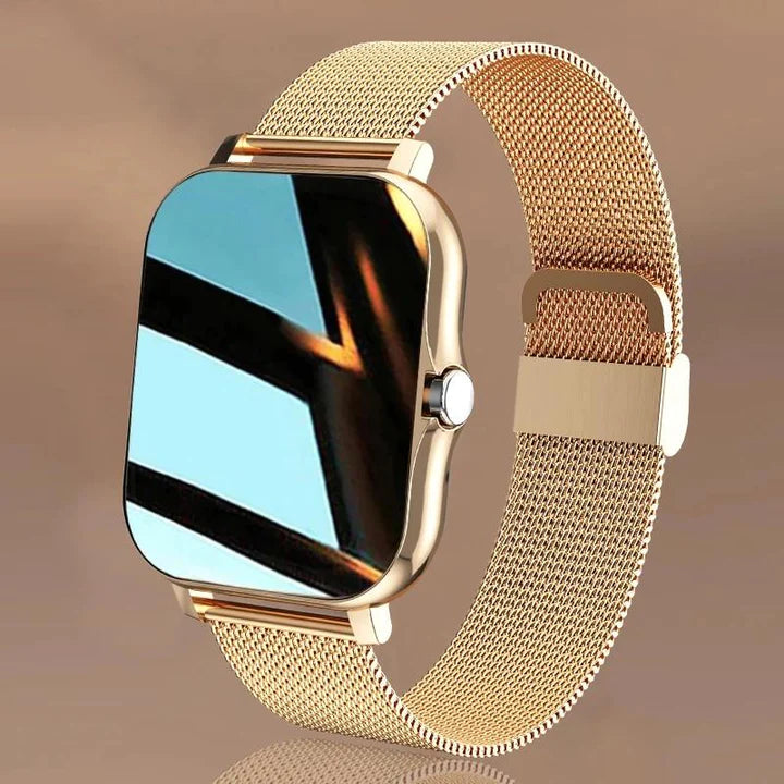 Health Monitoring Smartwatch with Touchscreen for Daily Fitness Tracking