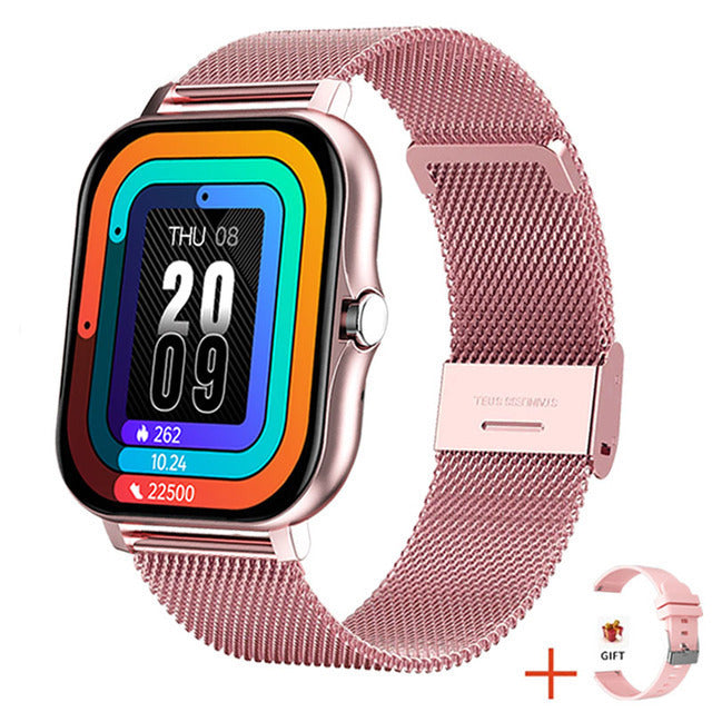 Health Monitoring Smartwatch with Touchscreen for Daily Fitness Tracking