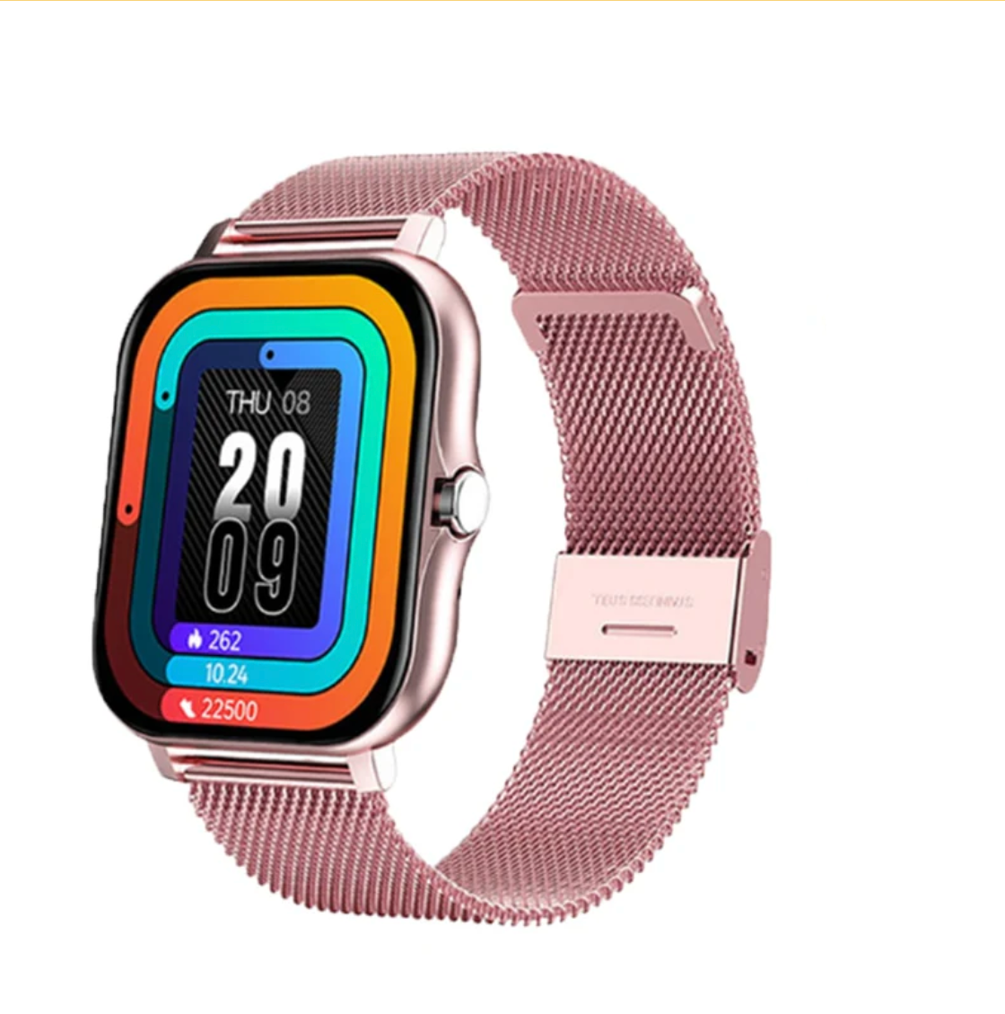 Health Monitoring Smartwatch with Touchscreen for Daily Fitness Tracking